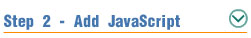 Step 2 - Add JavaScript